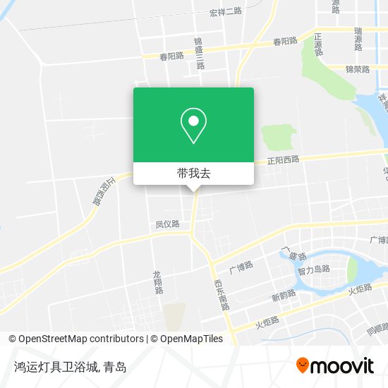 鸿运灯具卫浴城地图