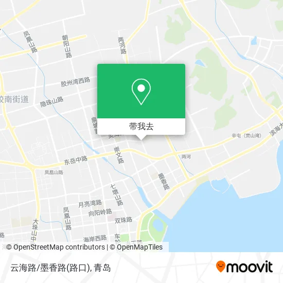 云海路/墨香路(路口)地图
