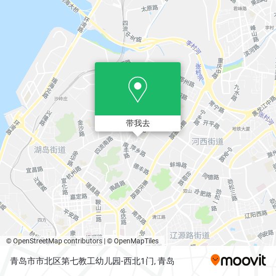 青岛市市北区第七教工幼儿园-西北1门地图