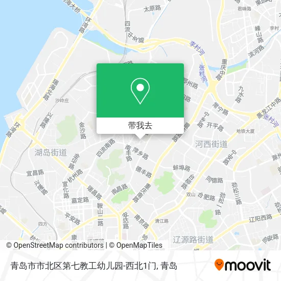 青岛市市北区第七教工幼儿园-西北1门地图