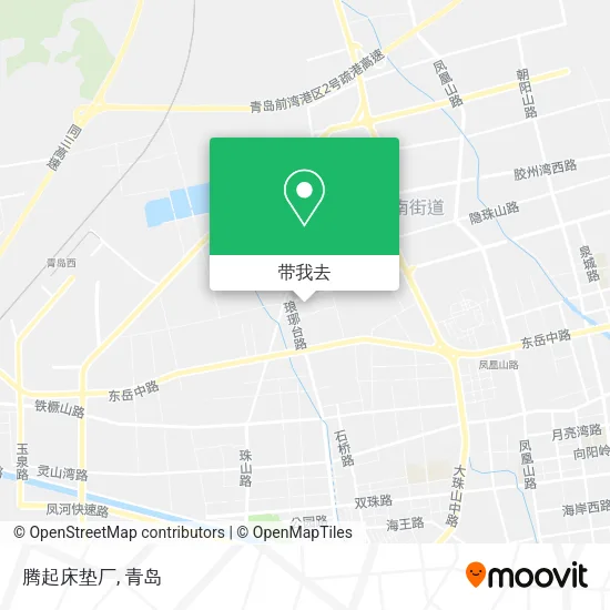 腾起床垫厂地图