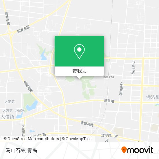 马山石林地图