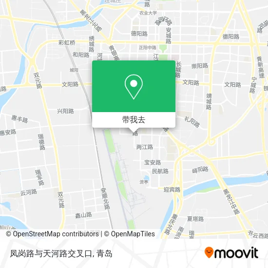 凤岗路与天河路交叉口地图