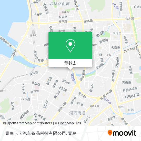 青岛卡卡汽车备品科技有限公司地图