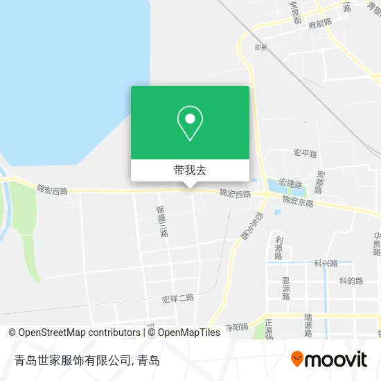 青岛世家服饰有限公司地图