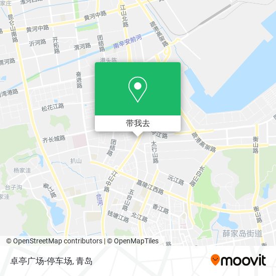卓亭广场-停车场地图