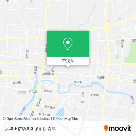 大华正信幼儿园(西门)地图