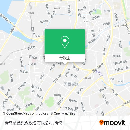 青岛超然汽保设备有限公司地图