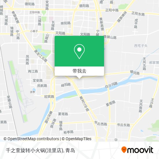 千之萱旋转小火锅(洼里店)地图
