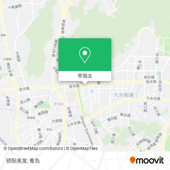 骄阳美发地图