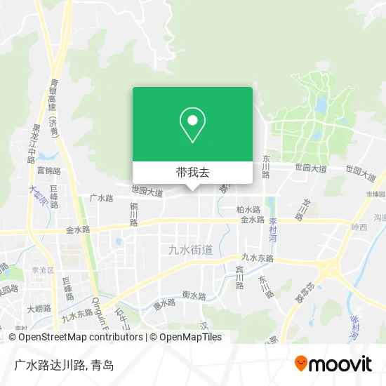 广水路达川路地图