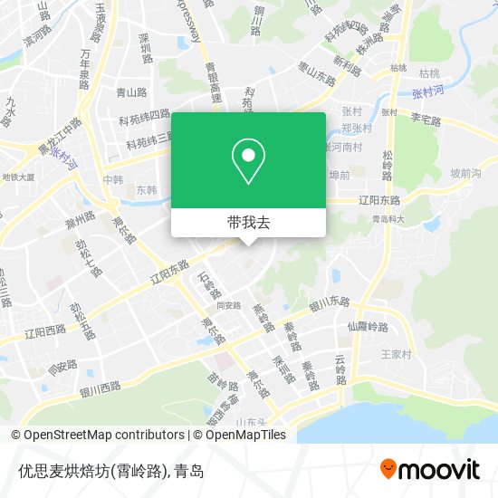 优思麦烘焙坊(霄岭路)地图