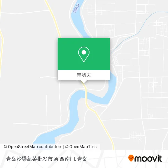 青岛沙梁蔬菜批发市场-西南门地图