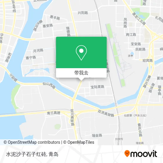 水泥沙子石子红砖地图