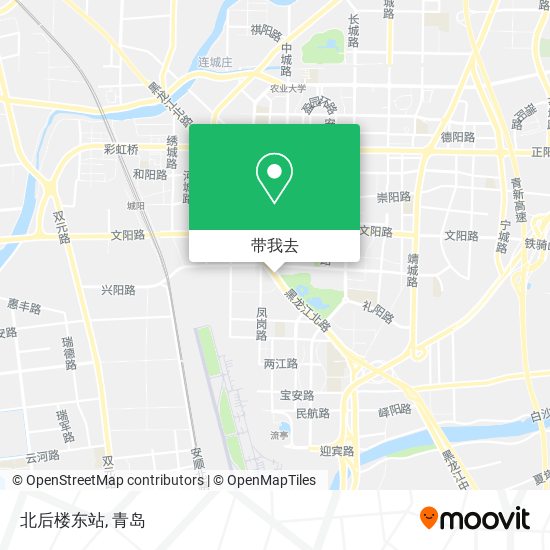 北后楼东站地图