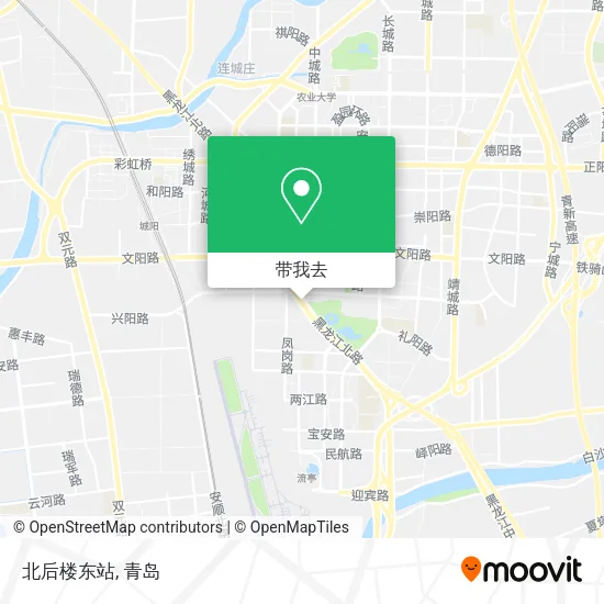 北后楼东站地图