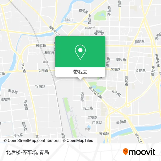 北后楼-停车场地图