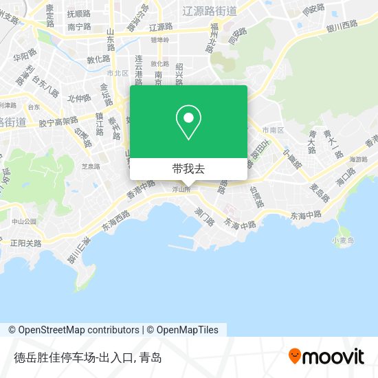 德岳胜佳停车场-出入口地图