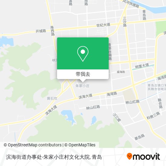 滨海街道办事处-朱家小庄村文化大院地图