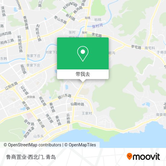 鲁商置业-西北门地图