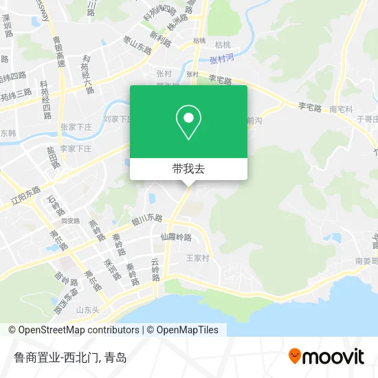 鲁商置业-西北门地图
