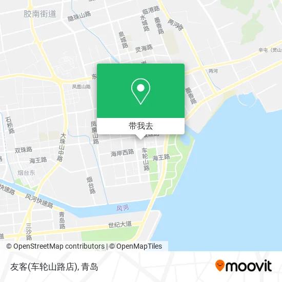 友客(车轮山路店)地图