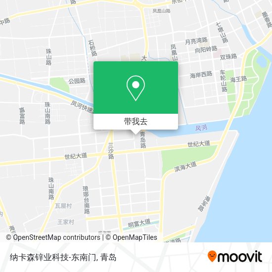 纳卡森锌业科技-东南门地图