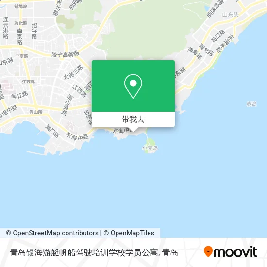 青岛银海游艇帆船驾驶培训学校学员公寓地图