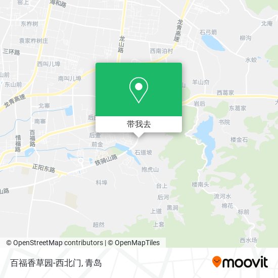 百福香草园-西北门地图