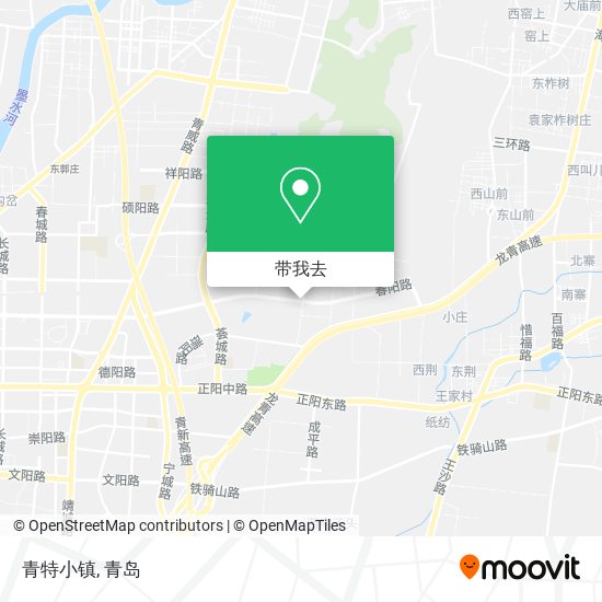 青特小镇地图