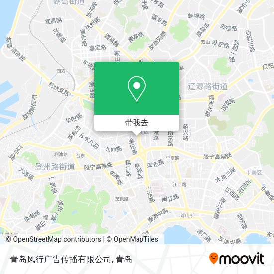 青岛风行广告传播有限公司地图