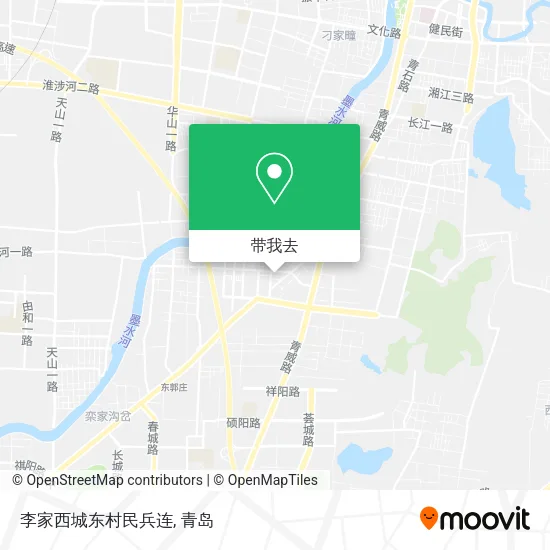 李家西城东村民兵连地图