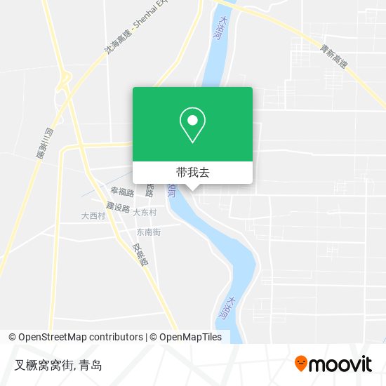 叉橛窝窝街地图
