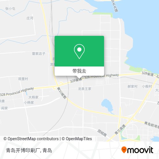 青岛开博印刷厂地图
