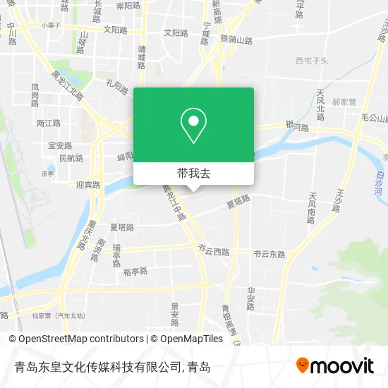青岛东皇文化传媒科技有限公司地图