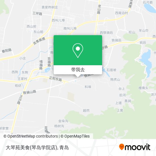 大琴苑美食(琴岛学院店)地图