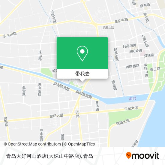 青岛大好河山酒店(大珠山中路店)地图