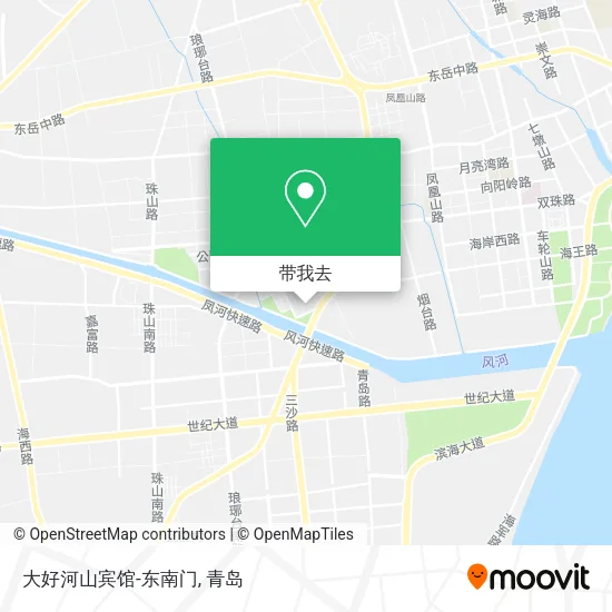 大好河山宾馆-东南门地图