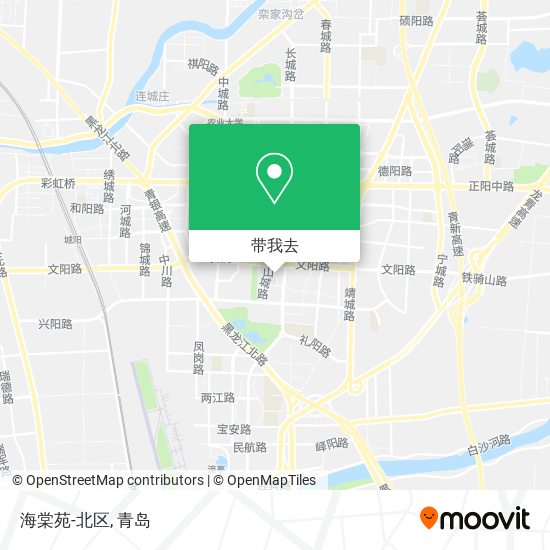 海棠苑-北区地图