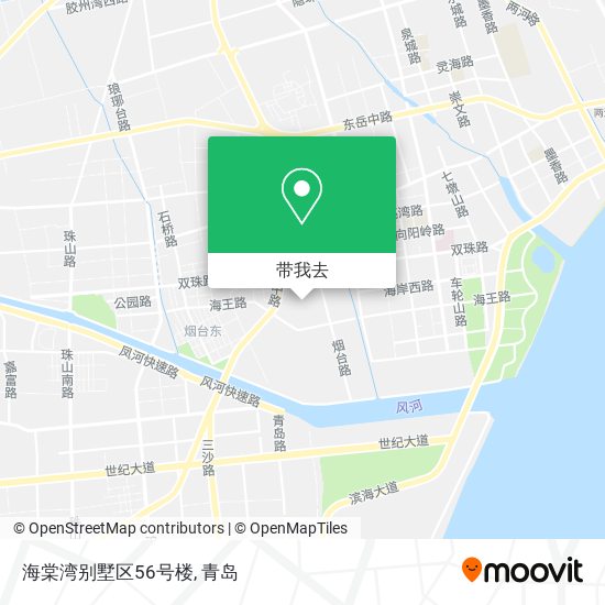 海棠湾别墅区56号楼地图