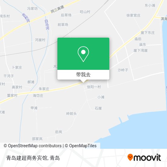 青岛建超商务宾馆地图
