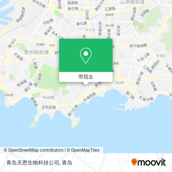 青岛天恩生物科技公司地图