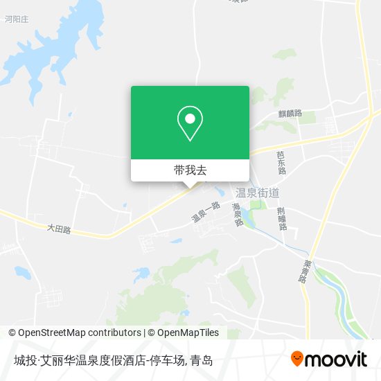 城投·艾丽华温泉度假酒店-停车场地图