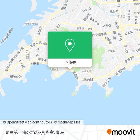 青岛第一海水浴场-贵宾室地图