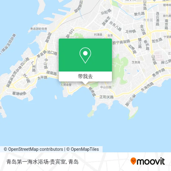 青岛第一海水浴场-贵宾室地图