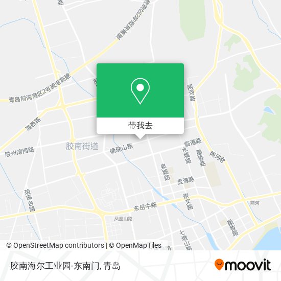 胶南海尔工业园-东南门地图