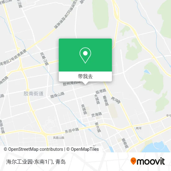 海尔工业园-东南1门地图