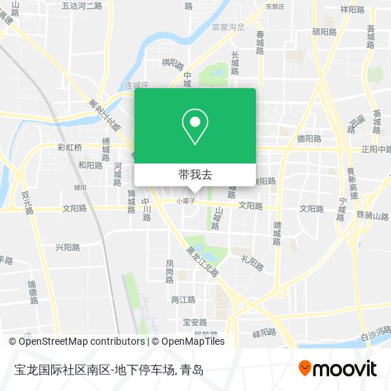 宝龙国际社区南区-地下停车场地图