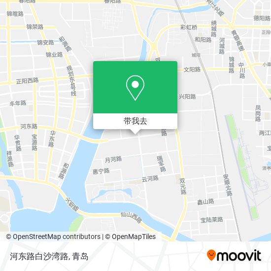 河东路白沙湾路地图