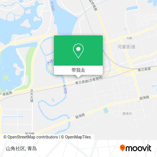 山角社区地图